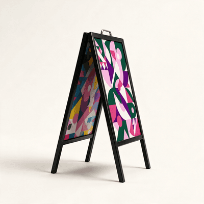 A-Frame Display Stand 80×120 (Heavy)