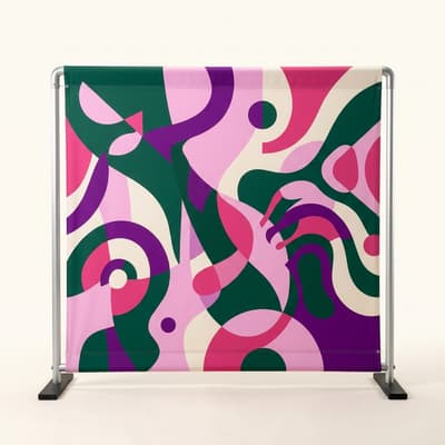 Tension Fabric Barricade 90cm x 150cm