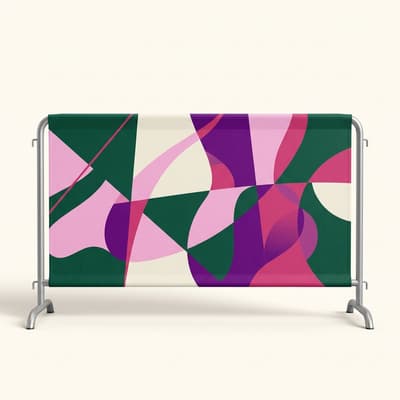 Tension Fabric Barricade 90cm x 200cm