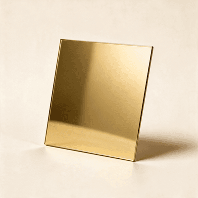 Stainless Steel Sheet 1mm — Gold Mirror