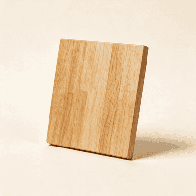 Solid Rubber Wood 12mm