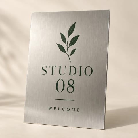 1mm Stainless Steel — Metal plaques & business signage