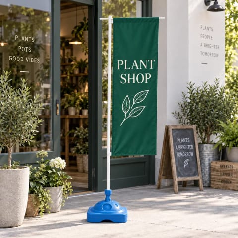 Flags — Portable flags for your shop or event