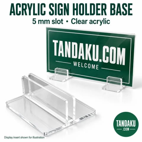 Acrylic Display Stand — Ready-stock acrylic holders, frames & displays