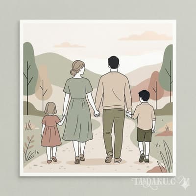 Minimalist Family example