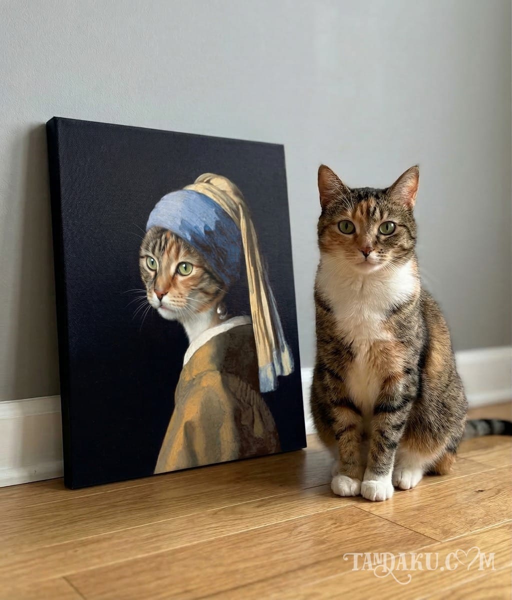 Pet with Earring Portrait