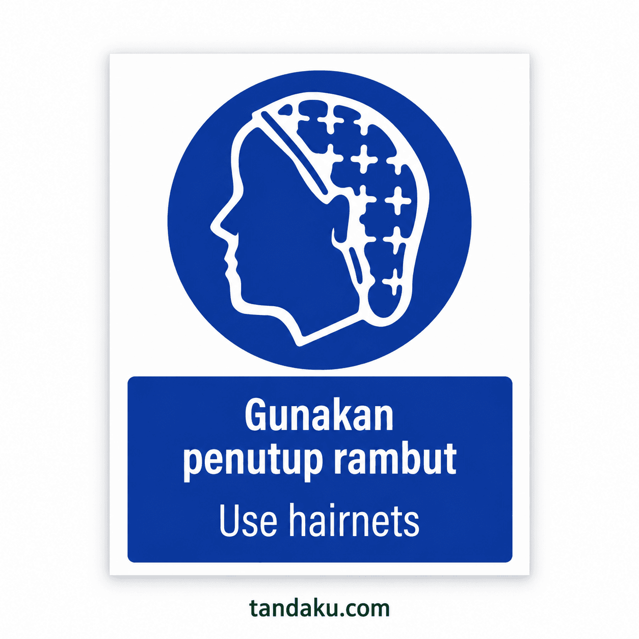 Tandaku.com PPE Safety Signboard | Wear Helmet Eye Protection Vest | Papan Tanda Keselamatan