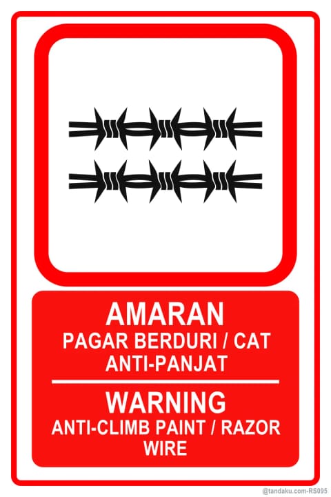 Anti Climb Warning