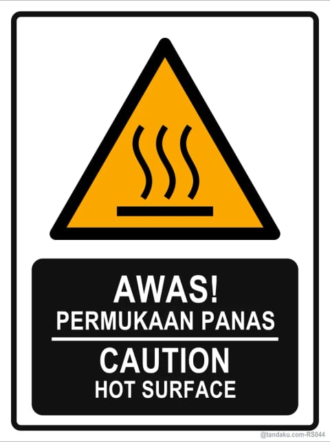 Caution Hot Surface