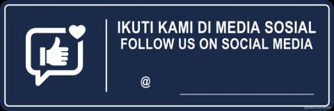Follow Us Social Media Sign