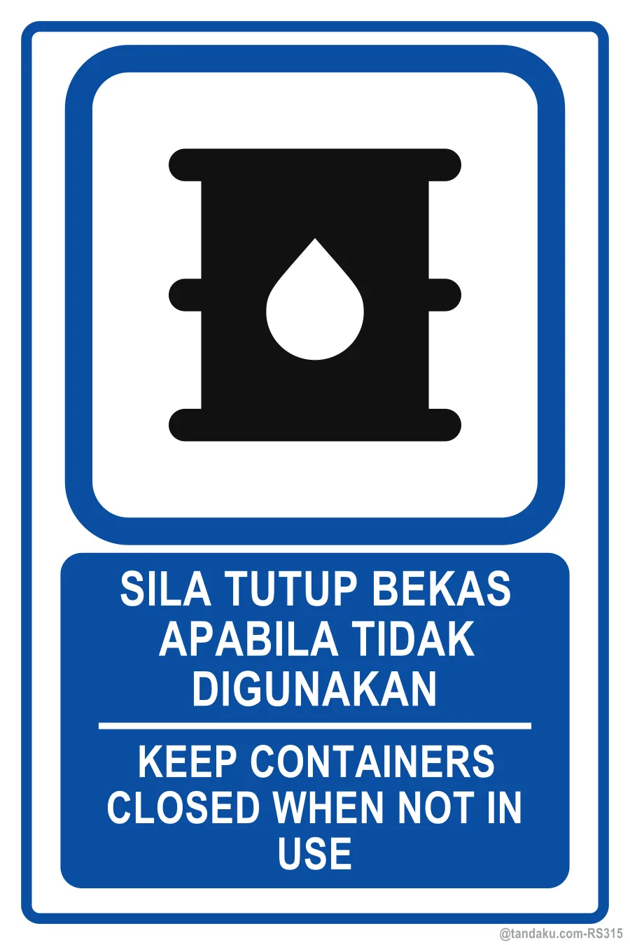 Keep Containers Closed
