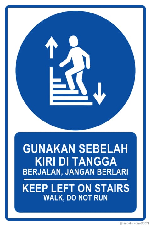 Keep Left On Stairs