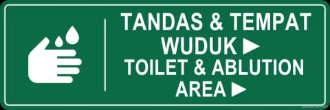Masjid Toilet Wudhu Arrow Right