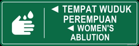 Masjid Wudhu Women Arrow Left