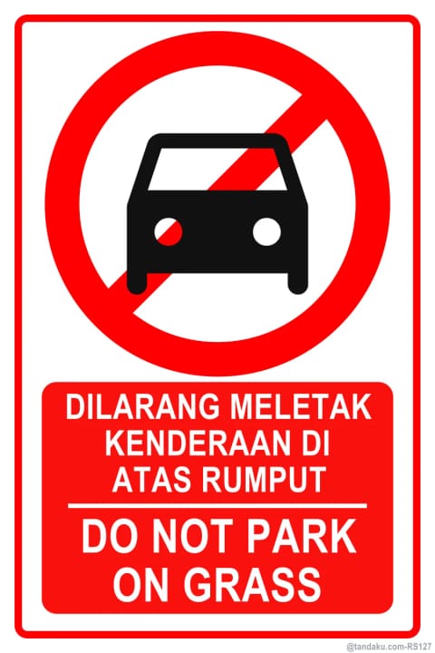 No Parking On Grass