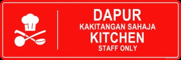 Restaurant Kitchen Staff Only