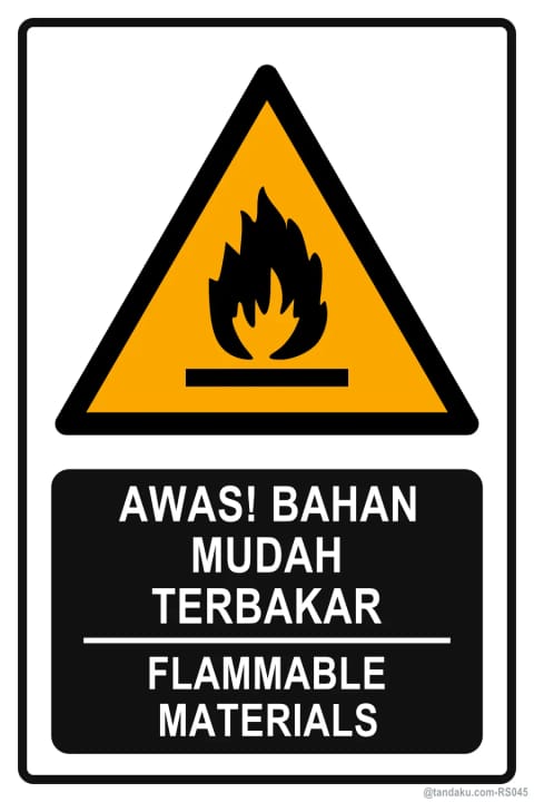 Warning Flammable