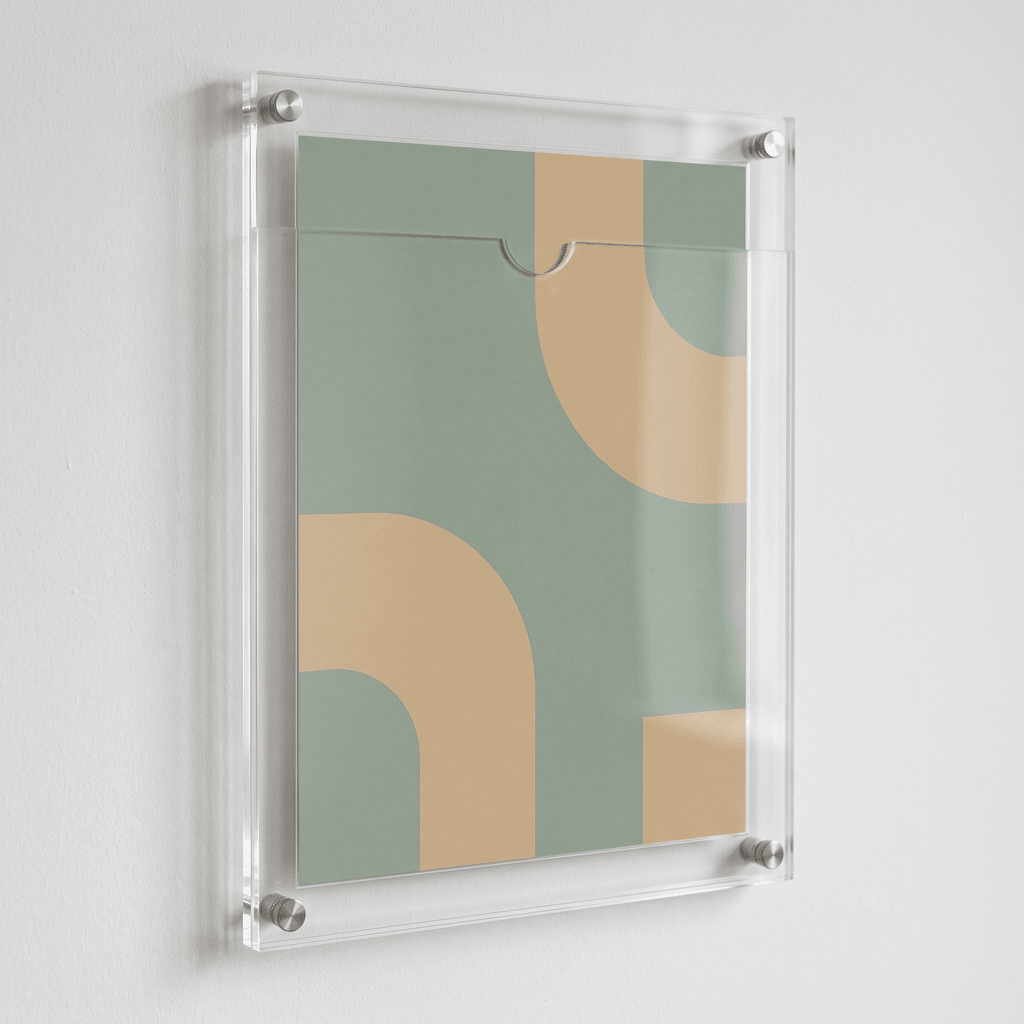 Acrylic Pocket Frame 5mm + 3mm