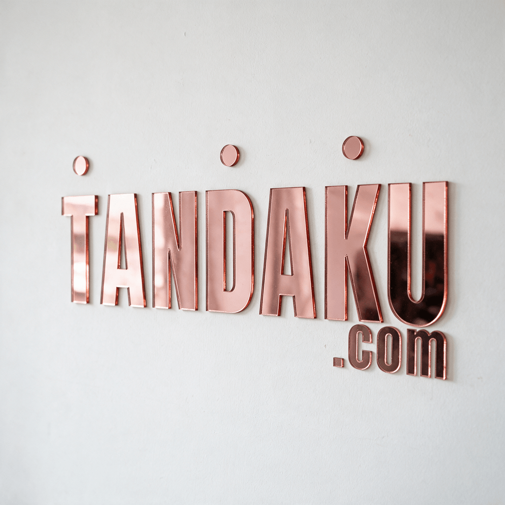 2mm Rose Gold Mirror Acrylic