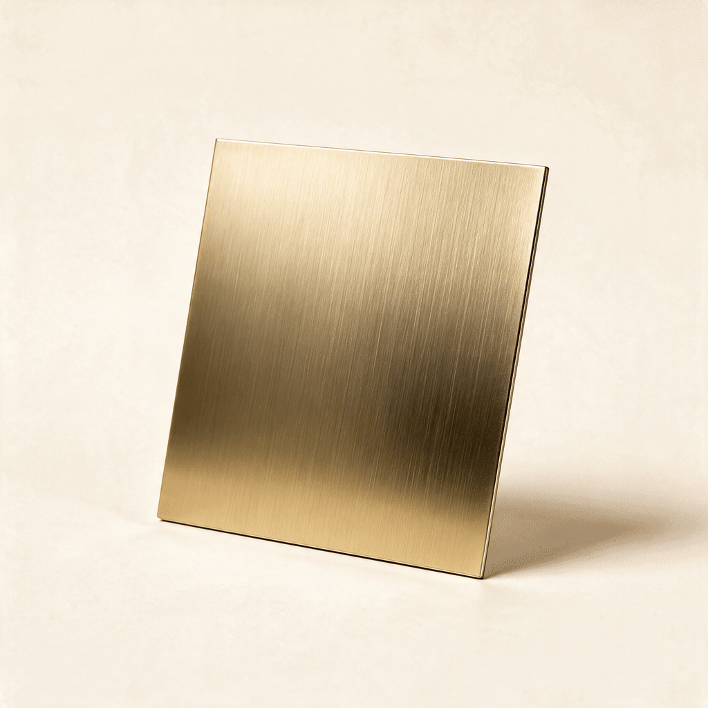 Stainless Steel Sheet 1mm — Gold