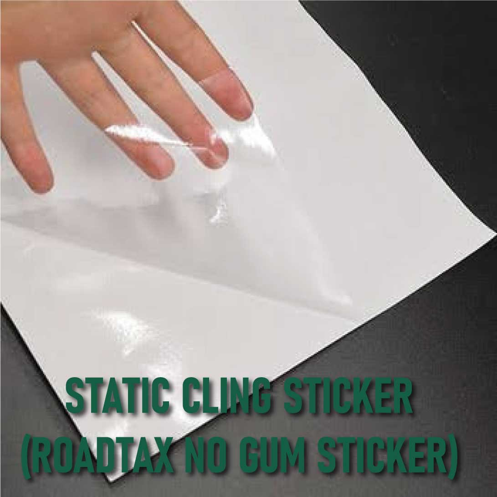 Static Cling Sticker
