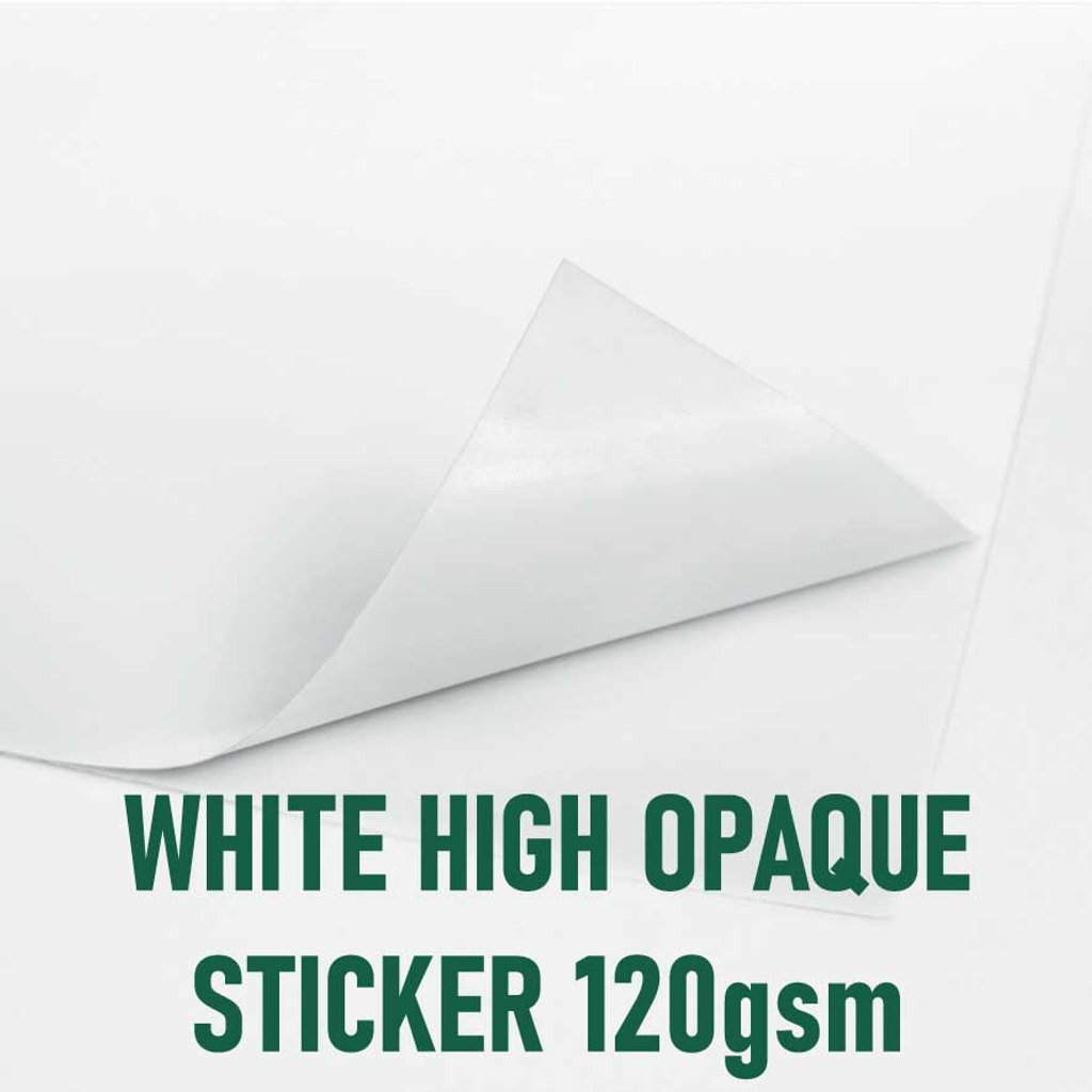 White High Opaque Sticker 120gsm