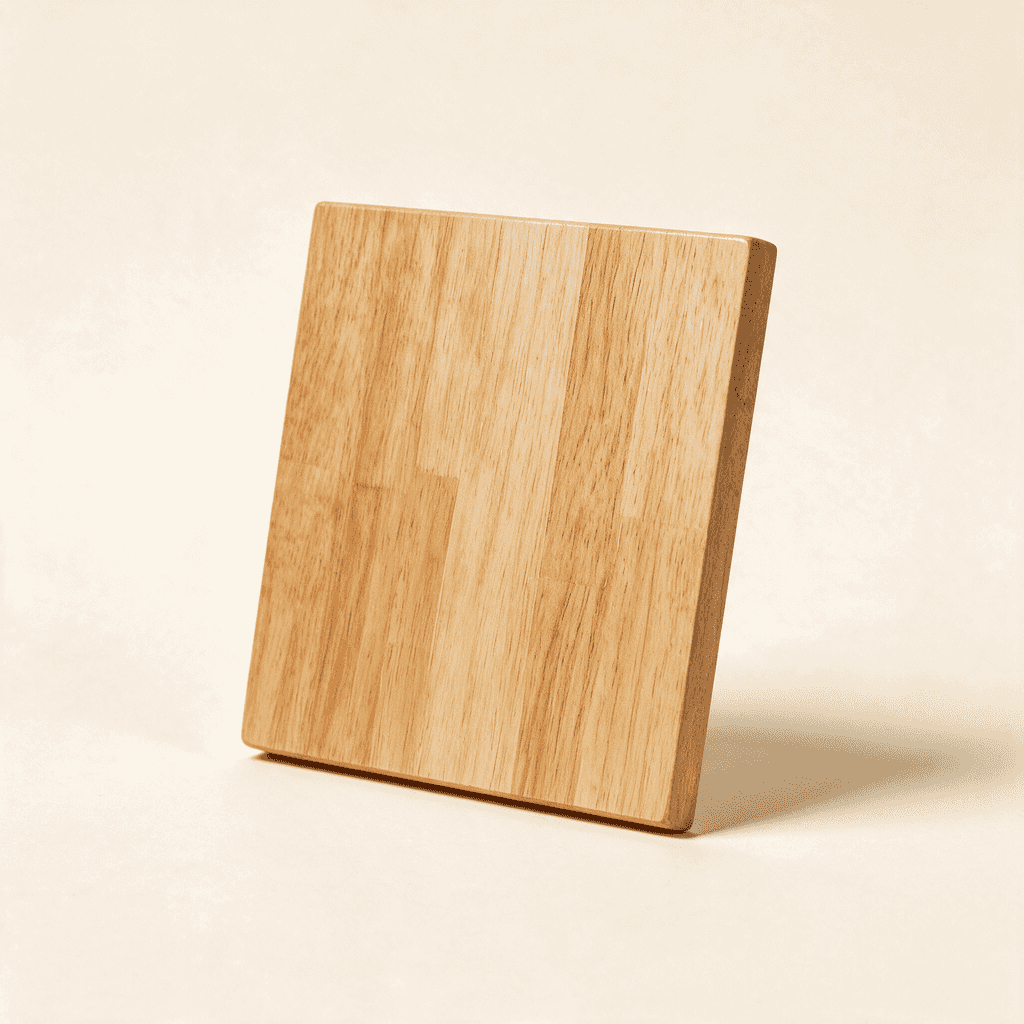 Solid Rubber Wood 12mm
