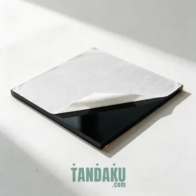 2mm Black Glossy Acrylic (With Paper Protect)