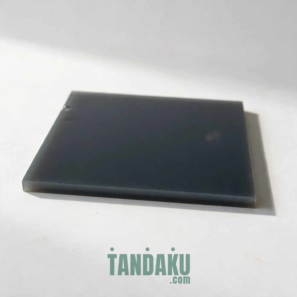 3mm Deep Grey glossy acrylic