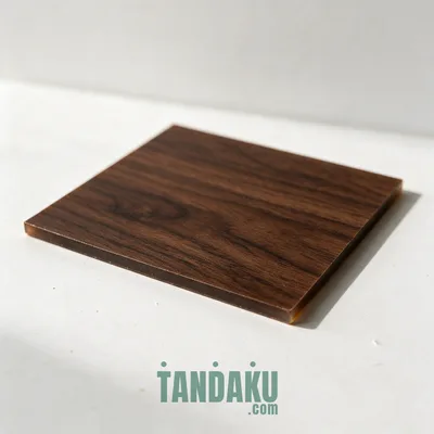 3mm Wood Colour (Walnut Dark) Acrylic Sheet