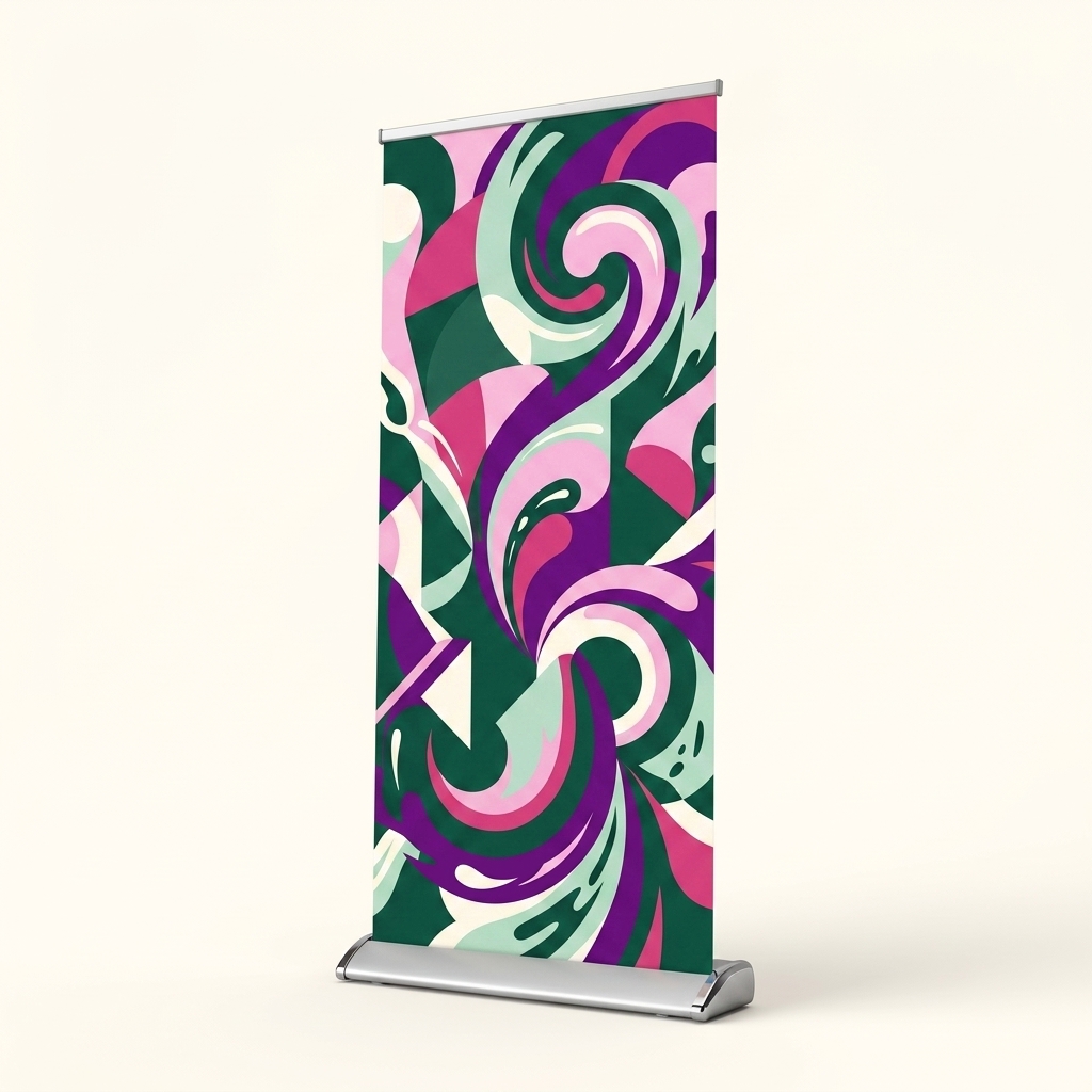 Roll-Up Banner 85×200cm (Premium Aluminium)