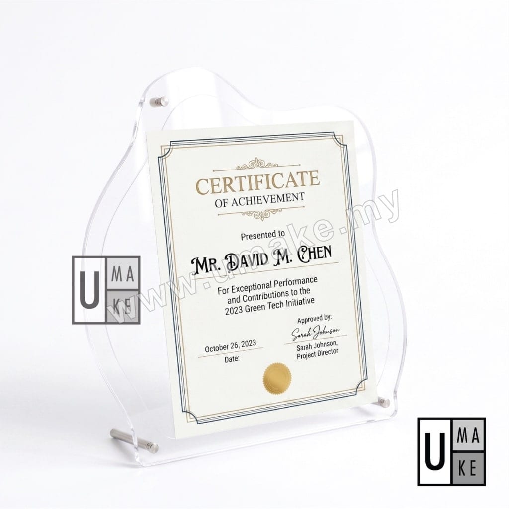 Stone-Shape Acrylic Stand Frame — Stone-Shape Acrylic Stand Frame