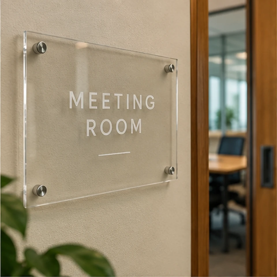 Laser Engraved Acrylic — example setup