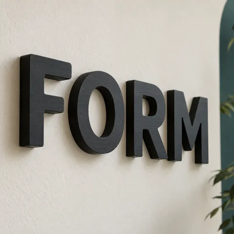 3D Print Letters — Custom shapes, lettering & sculpted depth