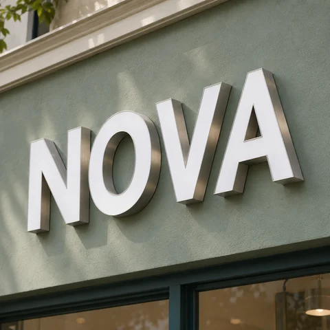 Aluminium Box Up Letters — Built-up letters for shopfront signage