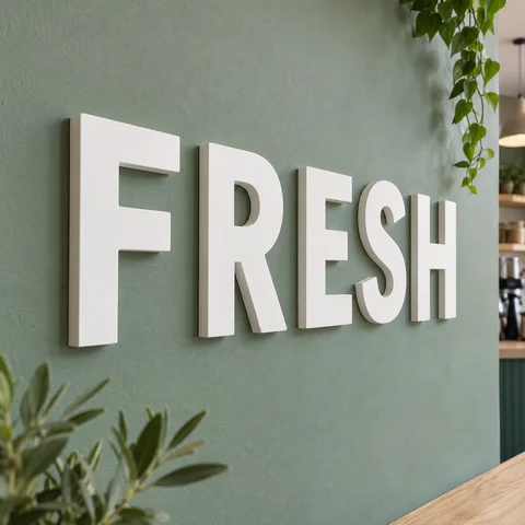 PVC Letters — Lightweight lettering for walls & events