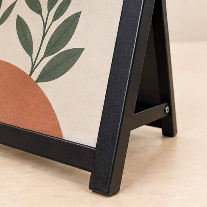 Metal A-Frame material and construction illustration