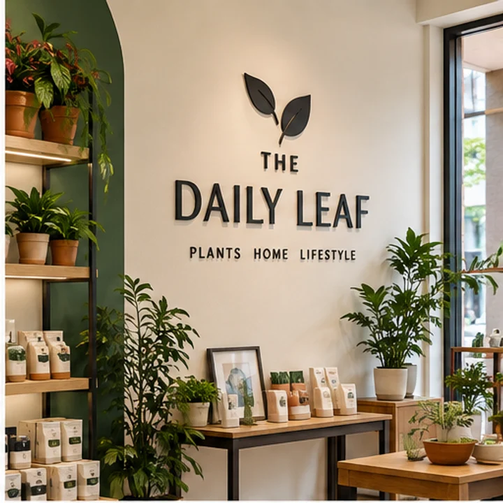 Acrylic Letters: display your logo - Retail interior