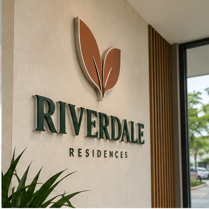Aluminium Box Up Letters: brand an entrance - Entrance wall