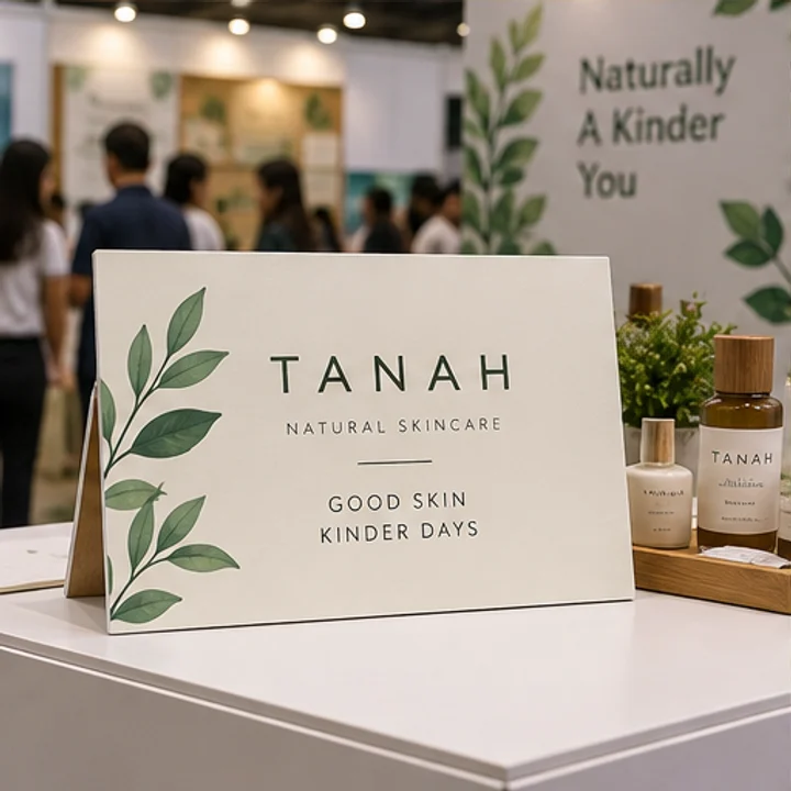KT Board: label your booth - Indoor exhibition counter