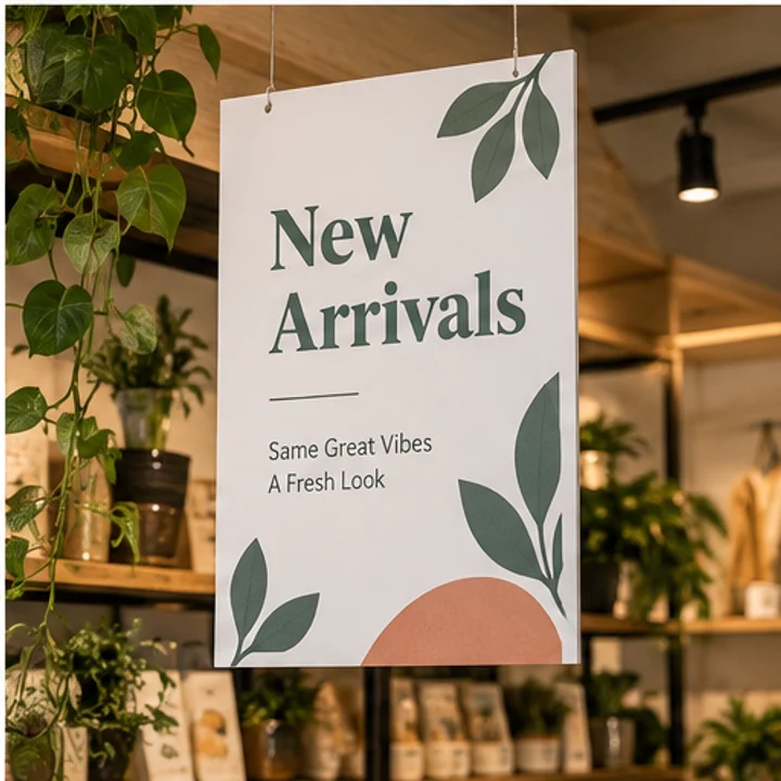 PVC Foamboard: create a reusable display - Repeated indoor promotions