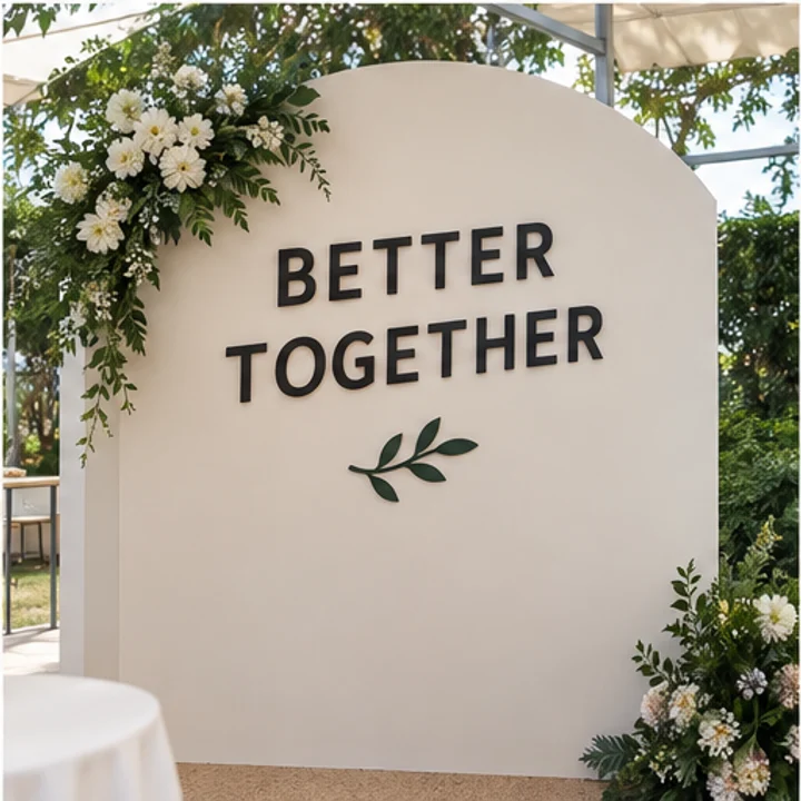 PVC Letters: make a logo display - Supported event panel