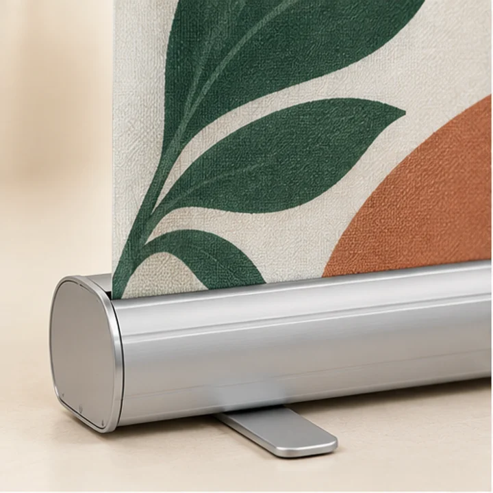 Roll-up Banner material and construction illustration