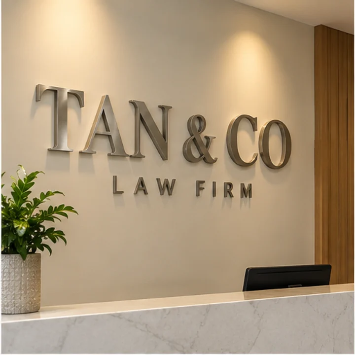 Stainless Steel Box Up Letters: create a metal brand wall - Reception entrance